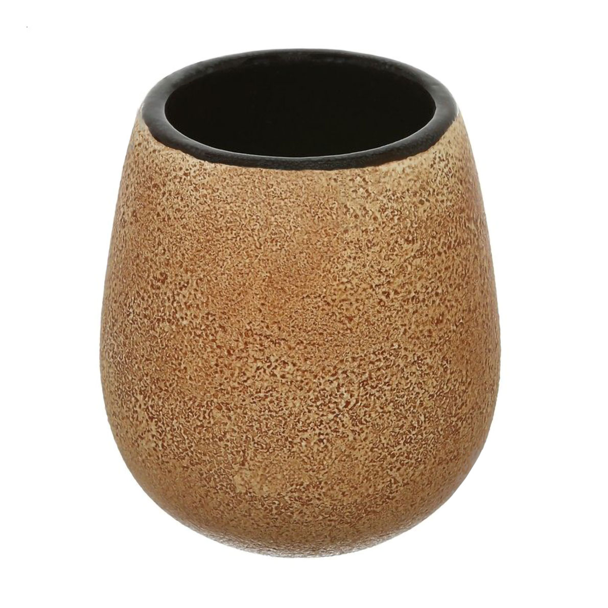 Склянка для зубних щіток Volver Rock Beige, 10*8 см (37031BG)